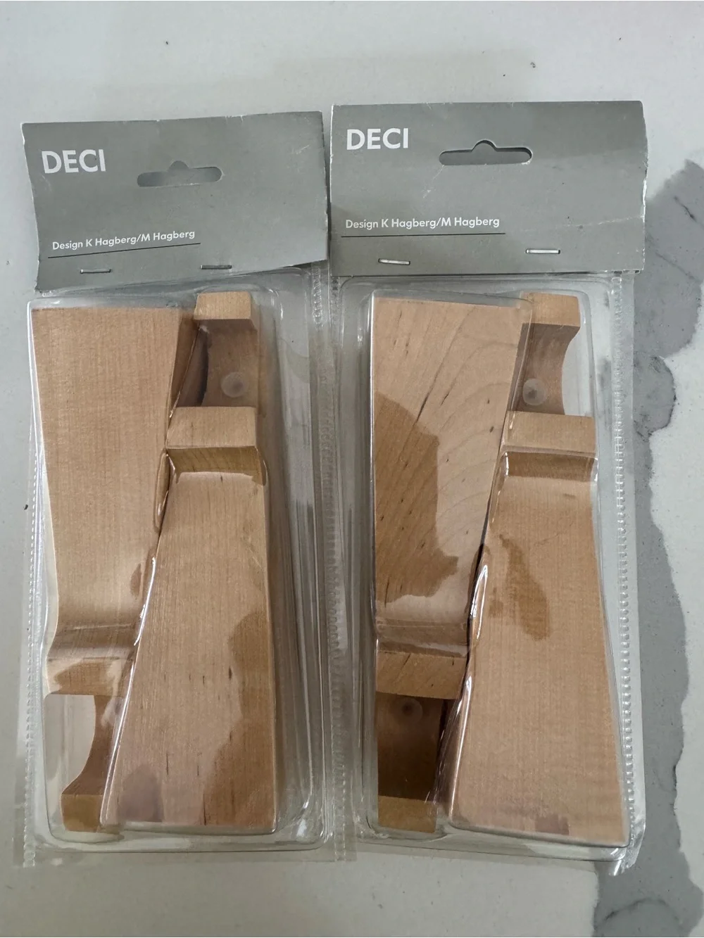 Set of 2 new vintage 90’s Deci IKEA curtain rod holders